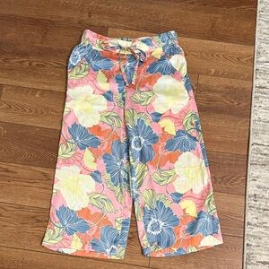 Rachel Zoe satin printed pants